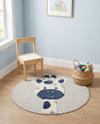 Wonder Tykes Collection Area Rug -  Wonderland Round Gray  lifestyle 52
