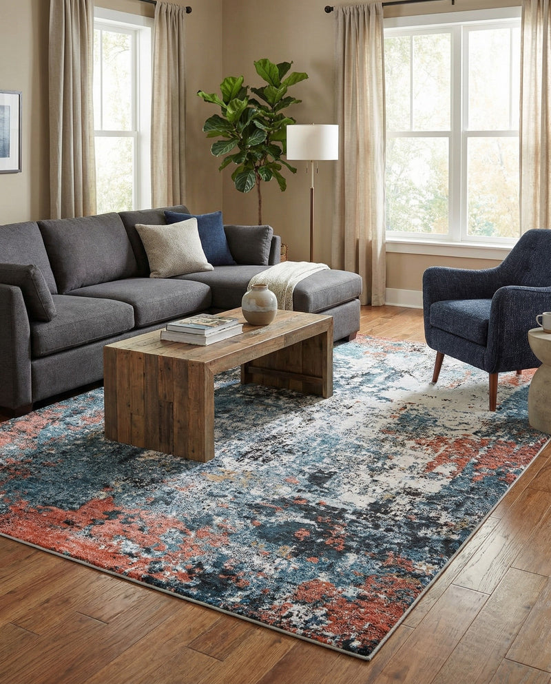 Dresden Elegance Collection Area Rug -  Seiffen Rectangle Multi  lifestyle 11