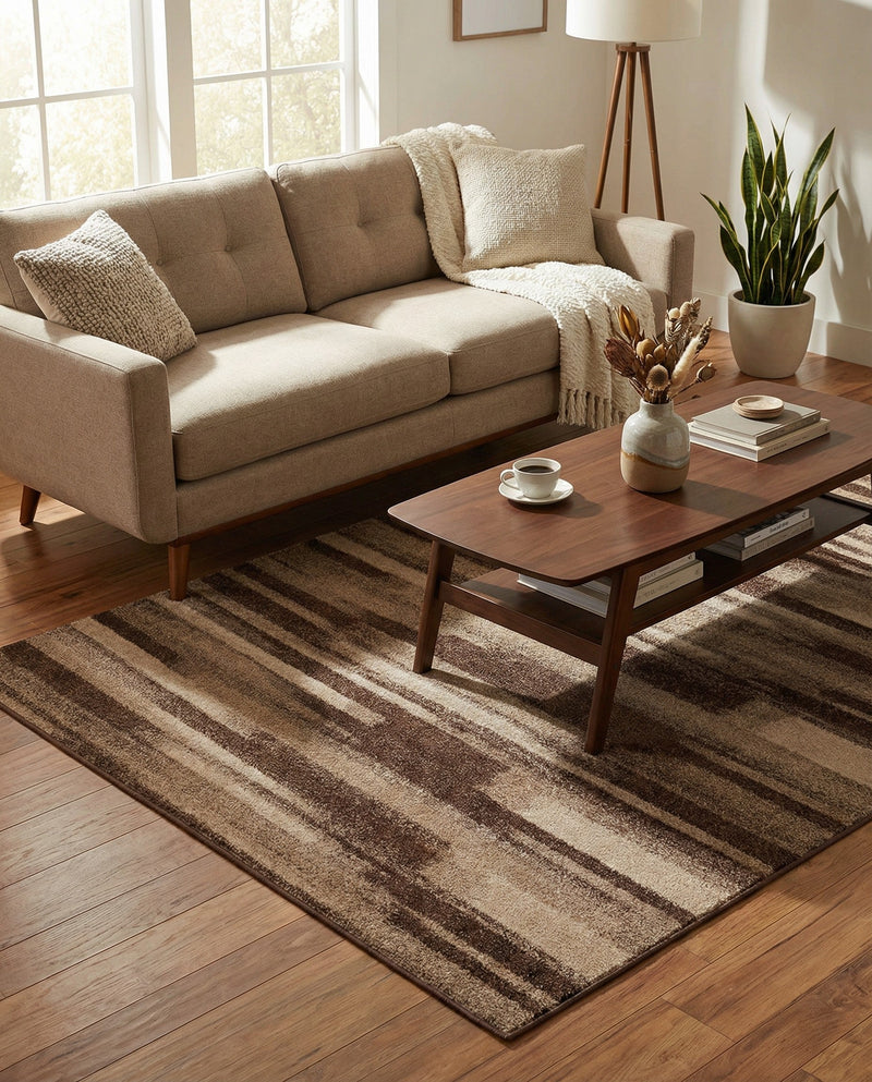 Autumn Meadow Collection Area Rug -  Duskridge Rectangle Brown  lifestyle 22