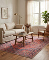 Heritage Elegance Collection Area Rug -  Alhambra Rectangle Red  lifestyle 7