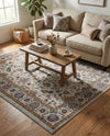 Casablanca Tapestry Collection Area Rug -  Marrakech (Cloud Gray) Rectangle Cloud Gray  lifestyle 19