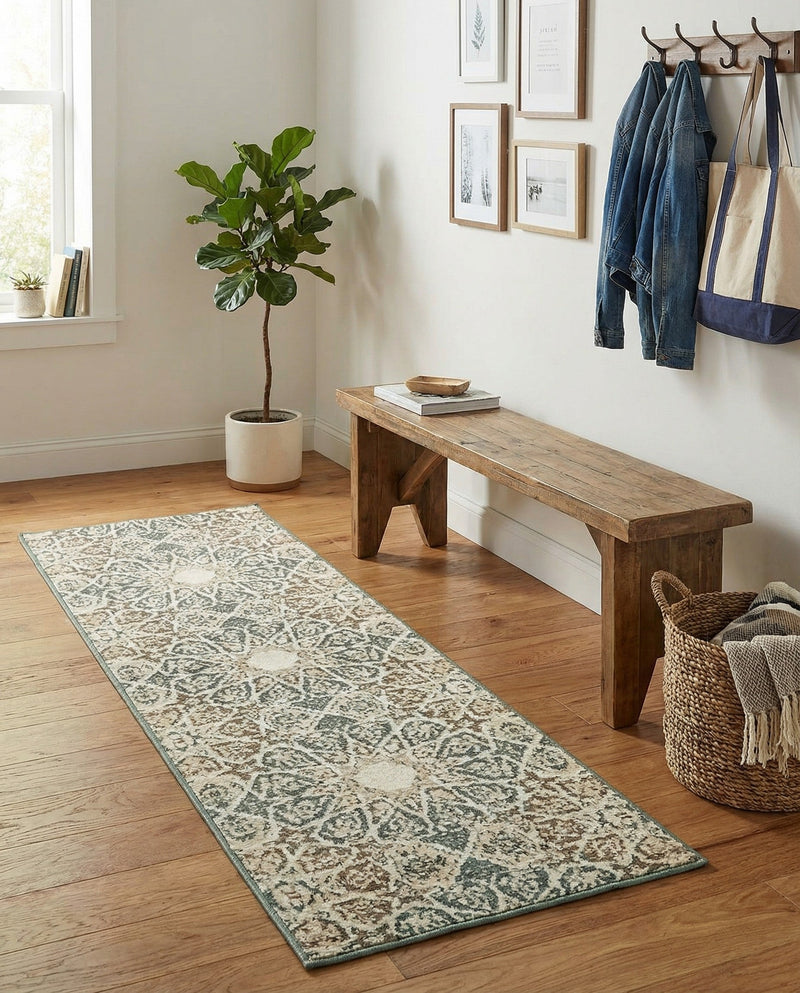 Gobi Sands Collection Area Rug -  UlanBuh Runner Multi  lifestyle 30