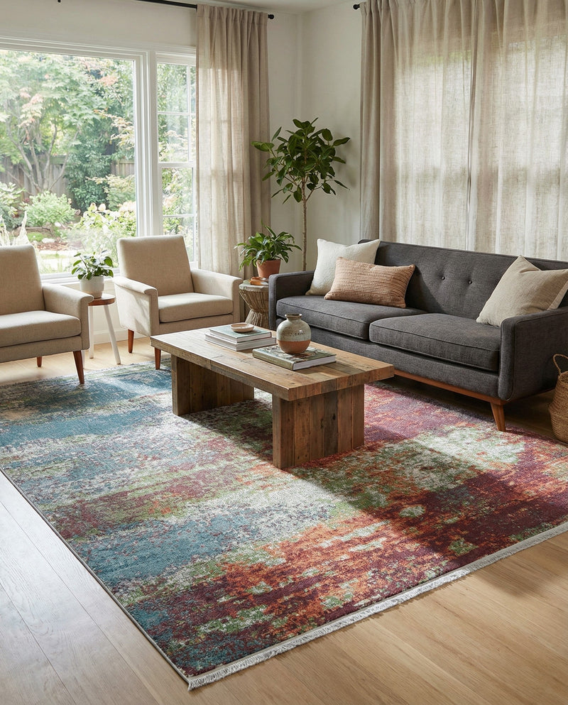 Arcadia Rugs Collection Area Rug -  Avalon Rectangle Multi  lifestyle 28
