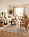 Marrakech Lattice Collection Area Rug - Medina (Beige) Rectangle Beige  lifestyle 4