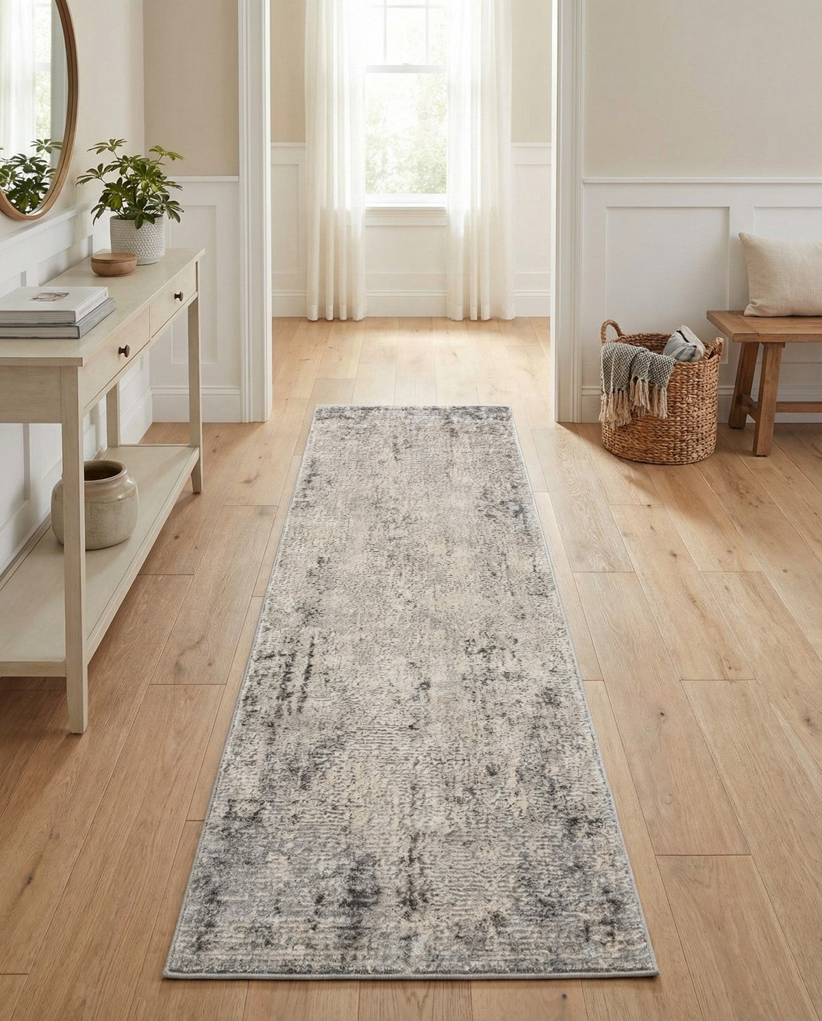 Aegean Elegance Collection Area Rug -  Ithaca Runner Bone  lifestyle 84