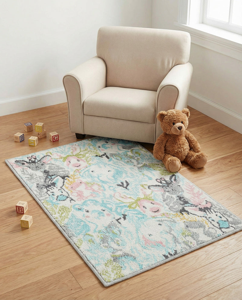 Wonder Tykes Collection Area Rug -  Splash Rectangle Multi  lifestyle 15