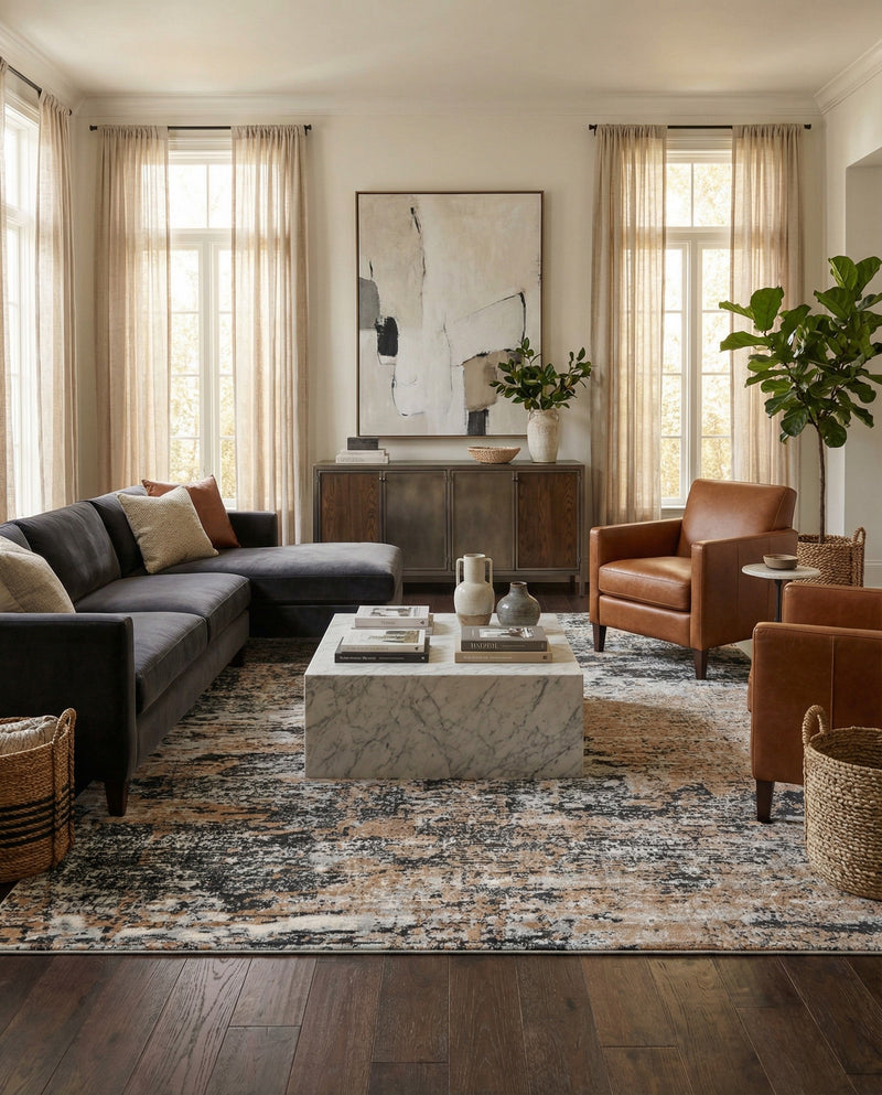 Dresden Elegance Collection Area Rug -  Pirna Rectangle Beige  lifestyle 38
