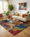 Caribbean Cove Collection Area Rug -  Bequia Rectangle Multi  lifestyle 22