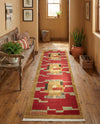 Zagros Oasis Collection Area Rug -  Izeh Runner Rust Red  lifestyle 38