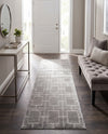 Hollywood Luxe Collection Area Rug -  Beverly (Gray Silver) Runner Gray Silver  lifestyle 51