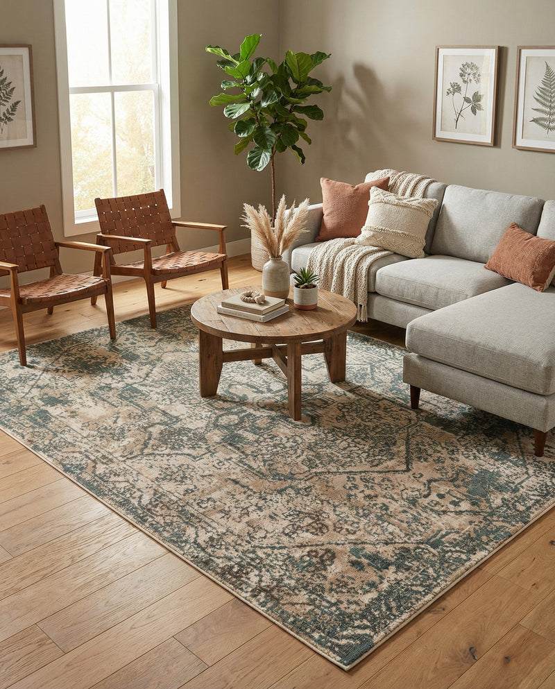 Gobi Sands Collection Area Rug -  Turpan Rectangle Multi  lifestyle 11