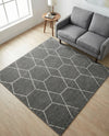 Trellis Mosaic Collection Area Rug - Arborville (Light Gray) Square Light Gray  lifestyle 48