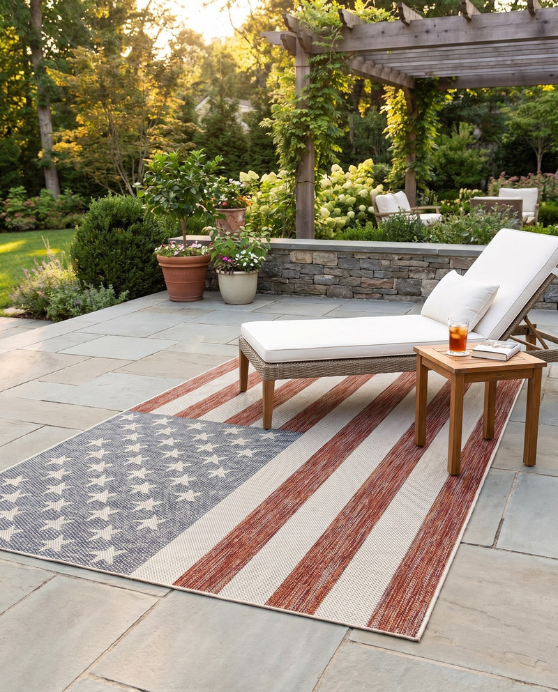 Urban Oasis Rugs Collection Area Rug -  Boardwalk Rectangle Red  lifestyle 18