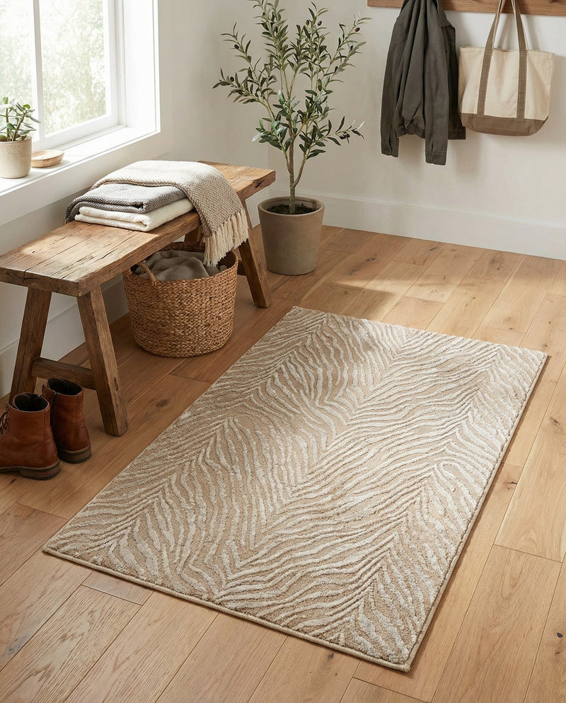 Bloomsbury Elegance Collection Area Rug -  Chelsea Rectangle Ivory Beige  lifestyle 53