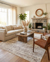 Sanctuary Retreat Collection Area Rug -  Refuge Rectangle Chocolate Brown  lifestyle 34