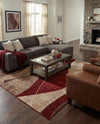 Autumn Meadow Collection Area Rug -  Emberglow Rectangle Multi  lifestyle 9