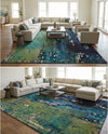 Marrakesh Elegance Collection Area Rug -  Figuig Rectangle Navy Blue  lifestyle 20