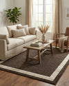 Studio Haven Collection Area Rug -  Alcove (Brown) Rectangle Brown  lifestyle 11