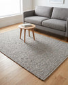 Trellis Wool Collection Area Rug - Cobbles Rectangle Gray  lifestyle 27