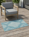 Urban Terrace Collection Area Rug -  Chelsea (Light Aqua) Rectangle Light Aqua  lifestyle 33