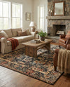 Neptune Elegance Collection Area Rug -  Galatea (Black) Square Black  lifestyle 66