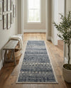 Aegean Elegance Collection Area Rug -  Santorini Runner Gray  lifestyle 36