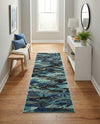 Sedona Vista Collection Area Rug -  Yucca Runner Blue  lifestyle 69