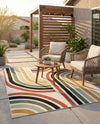 Urban Terrace Collection Area Rug -  Piazza Rectangle Multi  lifestyle 22