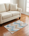 Dresden Elegance Collection Area Rug -  Bautzen Rectangle Blue  lifestyle 18