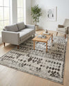 Dresden Elegance Collection Area Rug -  Zittau Rectangle Gray  lifestyle 46