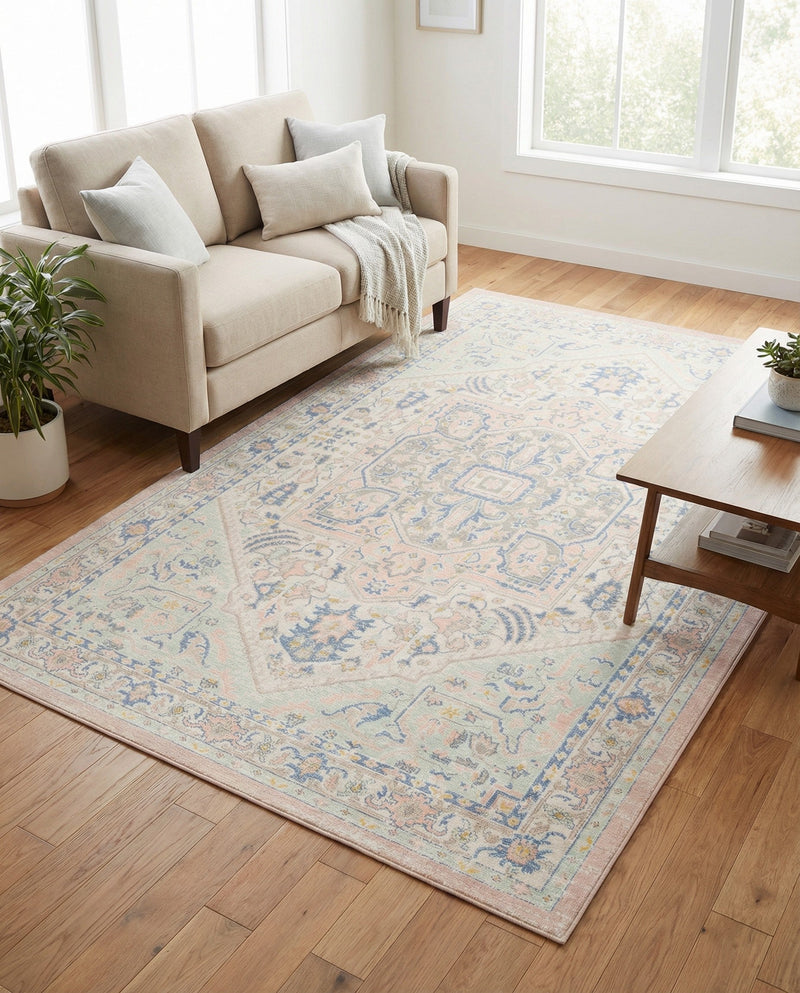Savannah Series Collection Area Rug - Charleston (Multi) Rectangle Multi  lifestyle 15