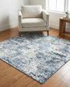 Luminara Sands Collection Area Rug - Elysium (Vintage Blue) Square Vintage Blue  lifestyle 62
