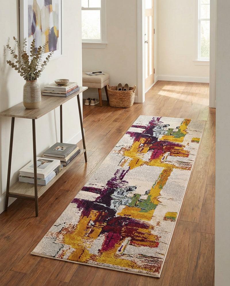 Marrakesh Elegance Collection Area Rug -  Riad Runner Beige  lifestyle 40