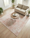 Luminara Sands Collection Area Rug - Elysium (Carnation Pink) Square Carnation Pink  lifestyle 24