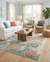 Sorrento Shores Collection Area Rug -  Massa Rectangle Beige  lifestyle 12