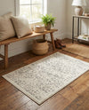 Savannah Soiree Collection Area Rug -  Everglade (White) Rectangle White  lifestyle 19