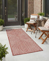 Urban Terrace Collection Area Rug -  Astoria (Rust Red) Runner Rust Red  lifestyle 50