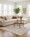 Metro Heights Collection Area Rug -  Flatiron Rectangle Beige  lifestyle 39