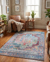 Zahara Oasis Collection Area Rug - Sahara Rectangle Multi  lifestyle 11