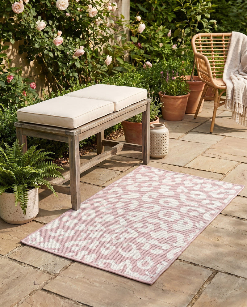 Savannah Escape Collection Area Rug -  Amazon (Pink Ivory) Rectangle Pink Ivory  lifestyle 12