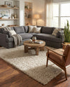 Alpine Plush Collection Area Rug -  Cortina (Linen) Rectangle Linen  lifestyle 9