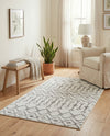 Marrakech Lattice Collection Area Rug - Medina (Ivory) Rectangle Ivory  lifestyle 17