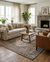 Savannah Threads Collection Area Rug - Sahara Rectangle Natural  lifestyle 53