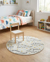 Wonder Tykes Collection Area Rug -  Jamboree Round Ivory  lifestyle 36