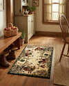 Rural Charm Collection Area Rug - Meadowbrook Rectangle Cream  lifestyle 44