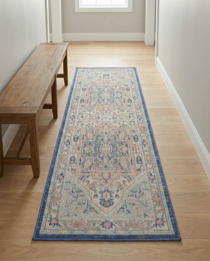 Savannah Series Collection Area Rug - Charleston (Multi) Runner Multi  lifestyle 73