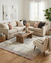 Cozy Haven Shag Collection Area Rug -  Tranquility (Pink) Rectangle Pink  lifestyle 4