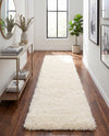 Eternal Plush Oasis Collection Area Rug -  Tranquility (Pearl) Runner Pearl  lifestyle 69