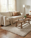 Eternal Plush Oasis Collection Area Rug -  Tranquility (Linen) Rectangle Linen  lifestyle 11