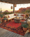 Safari Escape Rugs Collection Area Rug - Serengeti Square Multi  lifestyle 47